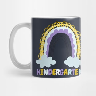 Kindergarten, First day of Kindergarten, First Day Of Preschool, Kindergarten Rainbow Back to School Gift Mug